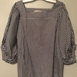 Loft bubble sleeve top